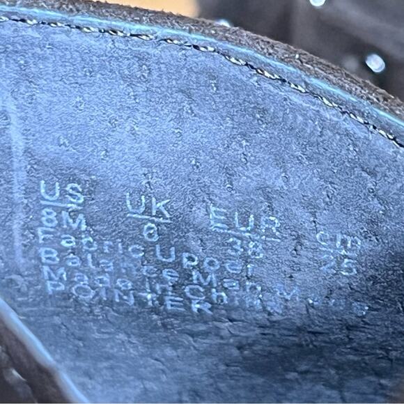 Carlos by Carlos Santana Pointer Harness Brown Faux Suede Zip Ankle Boot Women 8 - Picture 12 of 12